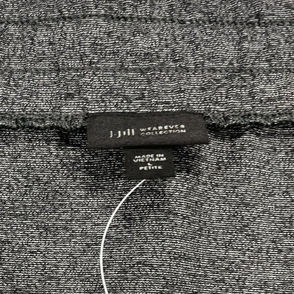 NWT J.Jill  A-line Drawstring Skirt Gray Petit Large - Picture 5 of 8